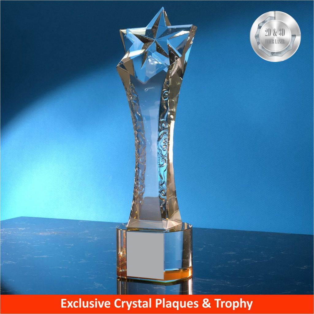 9307 Exclusive Crystal Trophy iTrophy