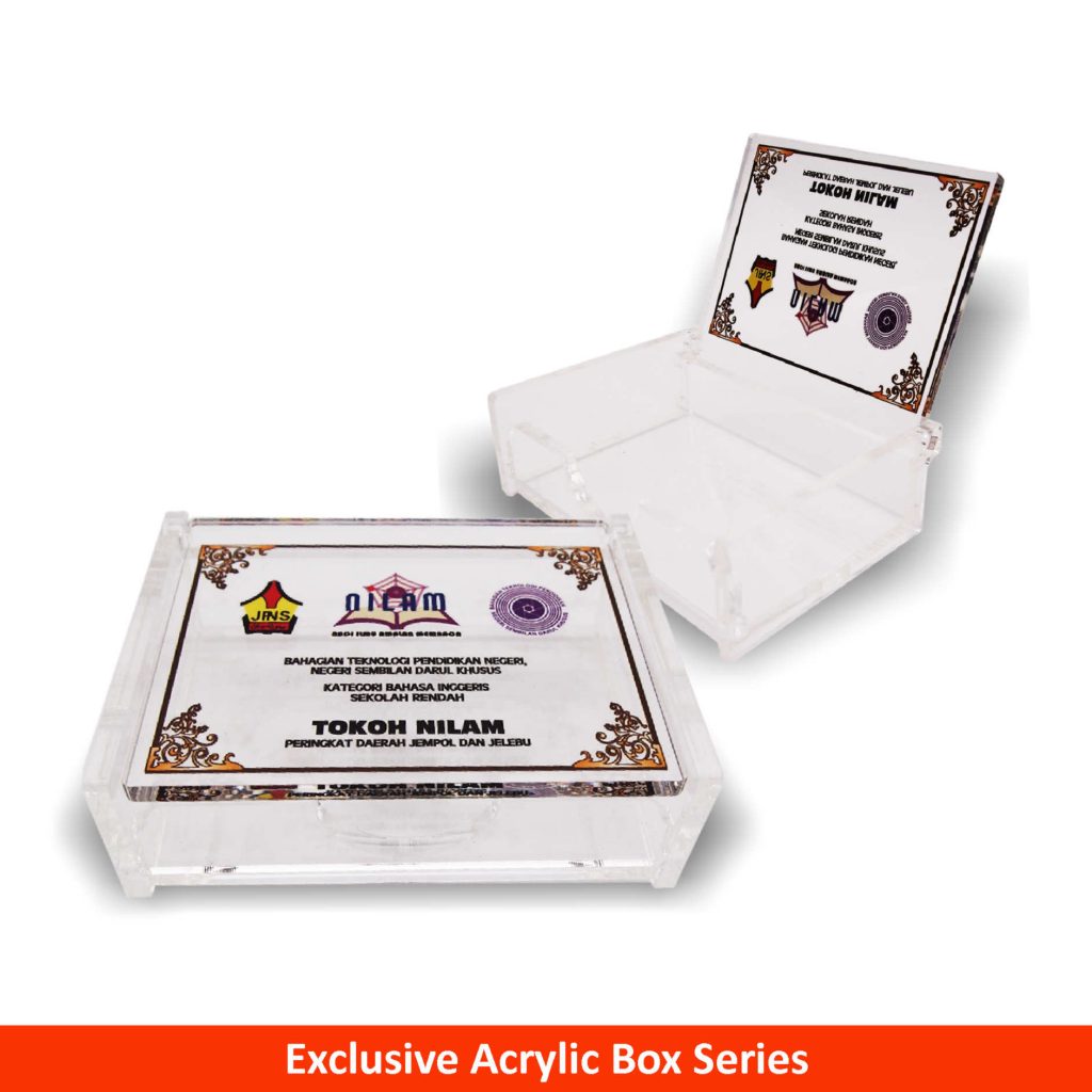 001 Exclusive Acrylic Name Card Box iTrophy