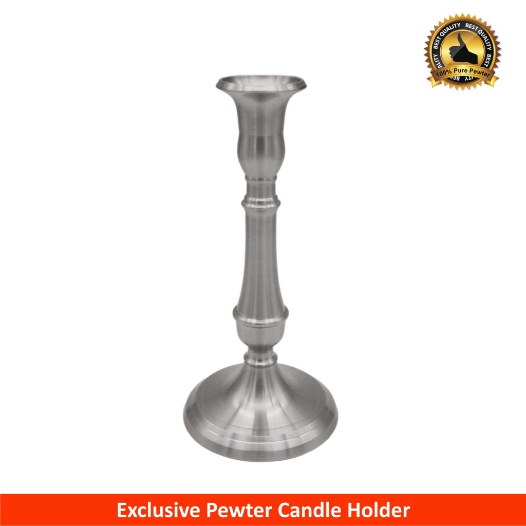 5308 Exclusive Pewter Candle Holder iTrophy