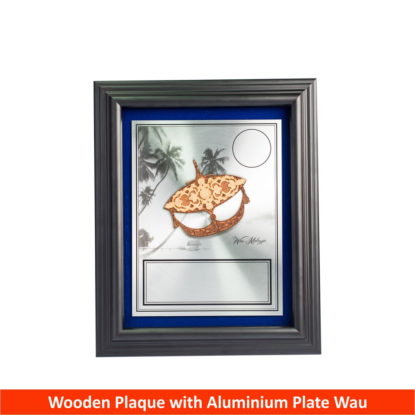 EP152 Wooden Frame with Multi Layer Wau (Blue)