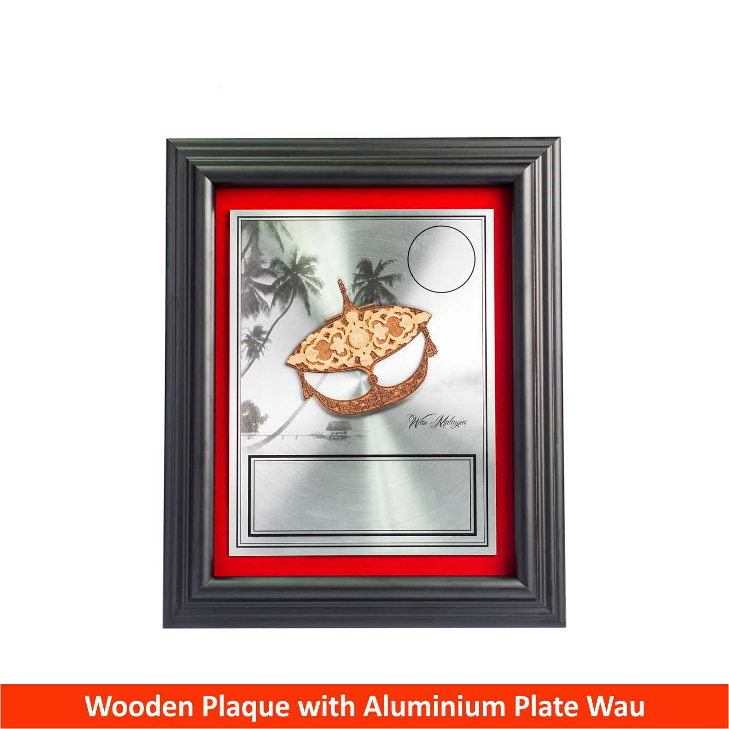 EP152 Wooden Frame with Multi Layer Wau (Red)