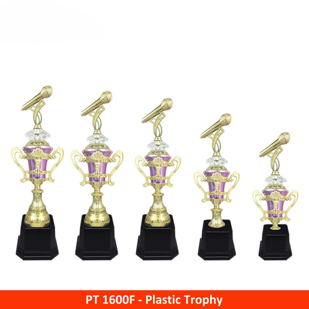 PT1600F Plastic Microphone Trophy iTrophy